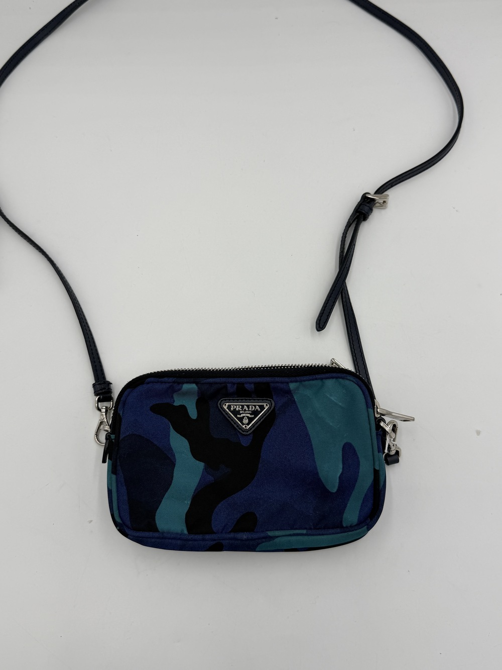 Prada Nylon Camouflage Mini Shoulder
